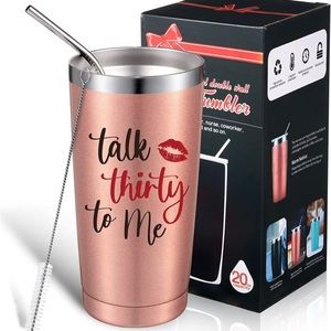 Talk 30 To Me Tumbler - New, Never Used